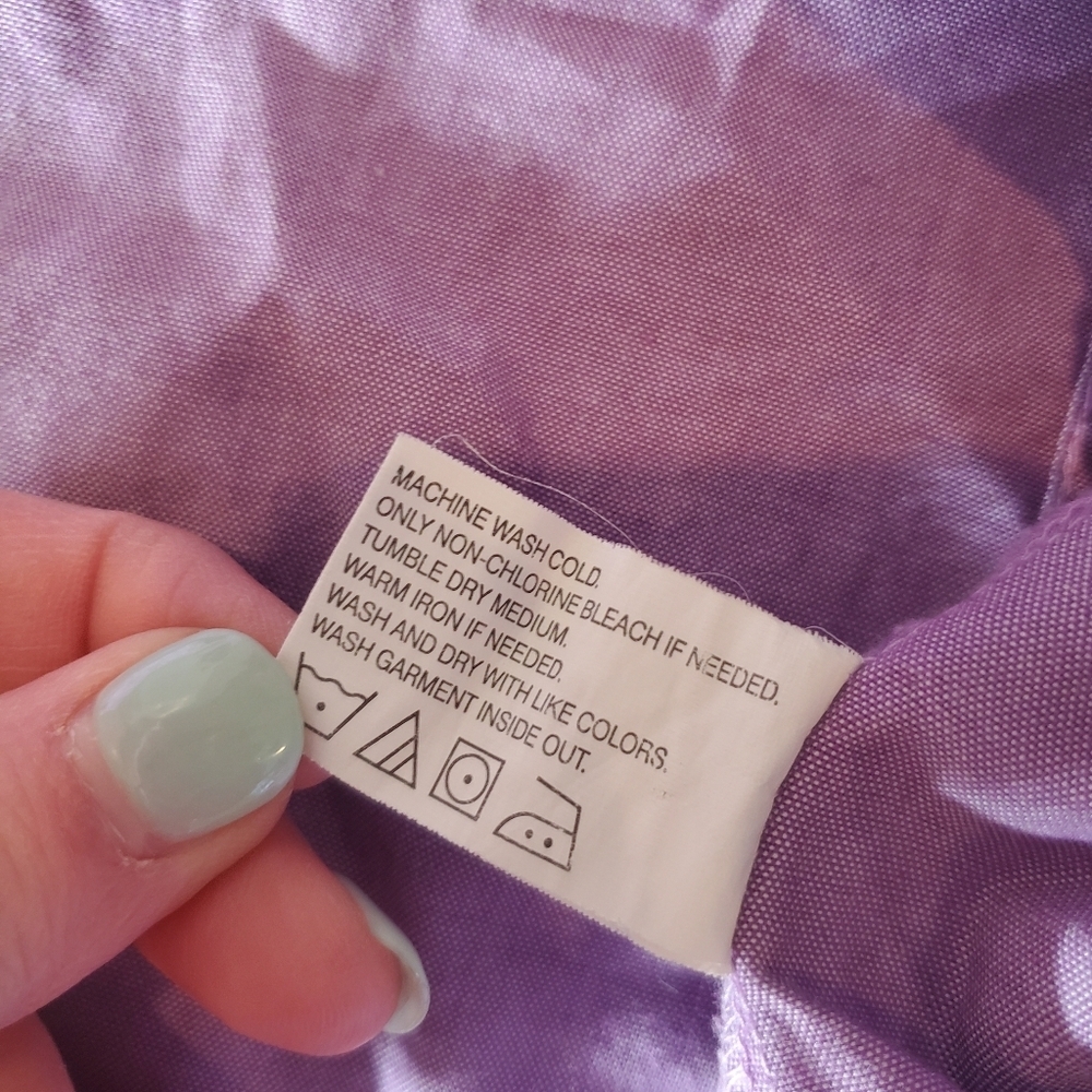 C.E.‎ Schmidt Workwear Purple Snap Button Collare… - image 9